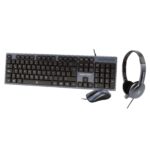 PC-201700 Kit de Teclado - Mouse y Diadema con Micrófono Integrado Alámbrico | PERFECT CHOICE
