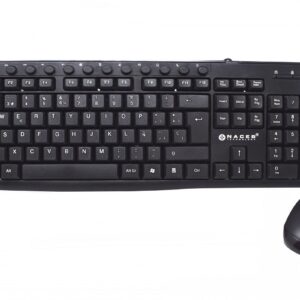 NA-112N Kit de teclado y mouse Naceb Technology - Estándar, Negro