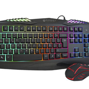 Kit de Teclado y Mouse Gaming Naceb Technology NA-617 - USB, Negro
