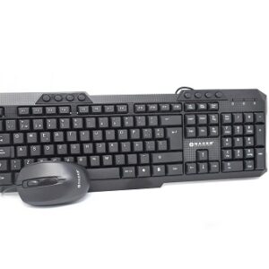 Kit Teclado y Mouse Naceb Technology NA-618N - Estándar, Negro