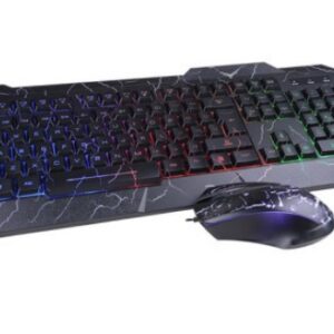 Kit de Teclado y Mouse Naceb Technology Raptor - Estándar, Negro