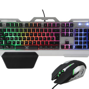 Naceb Gaming Kit de Teclado y Mouse Gaming Naceb Technology NA-0911 - USB, Negro