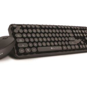 TZ19COMB01-INA Kit Nifty TECHZONE combo inalámbrico con conexión USB - mouse 1600 DPI´s, teclado con 104 teclas tipo QWERTY, 1 año de garantía.