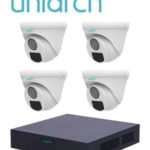 Kit de videovigilancia UNIARCH XVR301-04F/4*UAC-T112-F28 - 4, 1920 x 1080 Pixeles