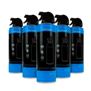 KIT5-CLN-300 Paquete 5 pz aire comprimido removedor de polvo cln-300 VORAGO 660ml brown box