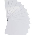 ZK TECO ZKTECO IDCARDNN - Paquete de 10 Tarjetas ID con Frecuencia de 125 kHz - 1 mm de Grosor, Sin Folio Impreso