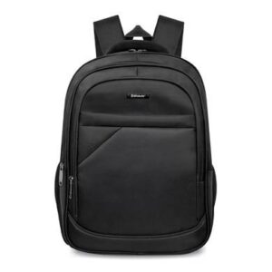 BROBOTIX Mochila hasta 17 pulgadas - VARSOVIA, Backpack, varios compatimientos, organizador frontal, costuras/asas y tirantes reforzadas, acolchados, Negro, 6005644