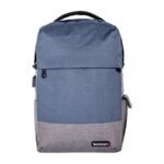 TZ21LBP07-B Backpack Strong Blue TECHZONE - de 15.6 pulgadas, múltiples compartimientos, organizador frontal, costuras y asas reforzadas, garantía limitada de por vida.
