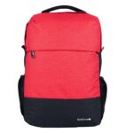 TZ21LBP07-N Backpack Strong Orange TECHZONE de 15.6 pulgadas - múltiples compartimientos, organizador frontal, costuras y asas reforzadas, garantía limitada de por vida