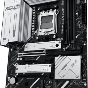 Tarjeta Madre ASUS PRIME X870-P WIFI - ATX, AMD AM5, 14+2+1, 80A, DDR5, PCIE 5, USB4, Lista para IA, 3 años de garantía, WiFi7, USB 40Gbps Type-C®, USB 10Gbps T