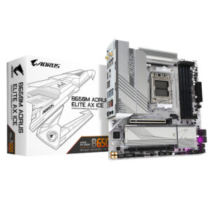 Tarjeta madre GIGABYTE micro atx B650M A ELITE AX ICE 64 gb ddr5 am5 para amd