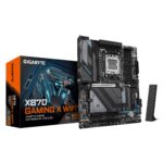 Tarjeta madre atx GIGABYTE X870 GAMING X WIFI7 - ddr5, 256 gb, am5, para amd