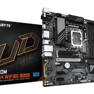 Tarjeta madre GIGABYTE micro atx B760M DS3H WF6E GEN5 - ddr5, s-1700, 256 gb, para intel