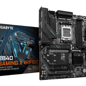 Tarjeta madre GIGABYTE atx B840 GAMING X WF6E - ddr5, am5, 256 gb, para amd
