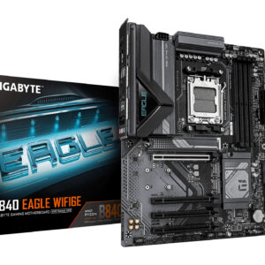 Tarjeta madre GIGABYTE atx B840 EAGLE WF6E - ddr5, am5, 256 gb, para amd