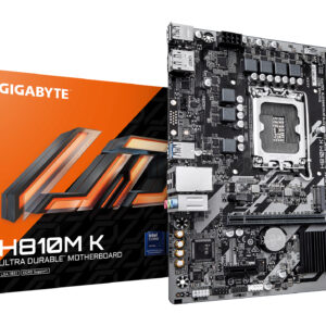 Tarjeta madre GIGABYTE micro atx H810M K - ddr5, s-1851, 128 gb, para intel
