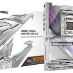 Tarjeta madre GIGABYTE atx X870E A MASTER X ICE - ddr5, am5, 256 gb, para amd