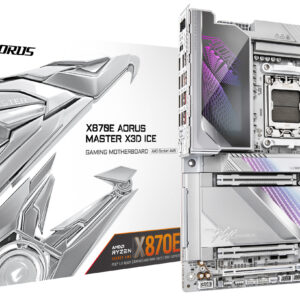 Tarjeta madre GIGABYTE atx X870E A MASTER X ICE - ddr5, am5, 256 gb, para amd
