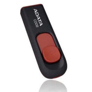 Memoria USB ADATA C008 - Negro, 16 GB, USB 2.0