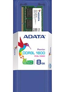 PREMIER Memoria RAM ADATA PC12800 - 8 GB, DDR3L, 1600 MHz, Portátil, 204-pin SO-DIMM