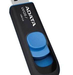 Memoria USB ADATA UV128 - Negro, 32 GB, USB 3.2 (retrocompatible con 3.0 y 2.0), 100 MB/s