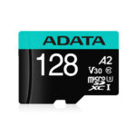 AUSDX128GUI3V30SA2-RA1 Micro Secure Digital ADATA microSDXC/SDHC UHS-I U3 V30 128GB Clase 10 (A2) - Velocidad de lectura / escritura 100/85 (MB/s)