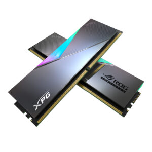 LANCER RGB ROG Memoria RAM ADATA XPG LANCER BLADE RGB - DDR5 2X16GB UDIMM 6600MT/s, con Iluminación RGB. Disipador NEGRO. AX5U6600C3216G-DCLARROG