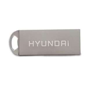 Memoria USB HYUNDAI U2BK/16 - Plata, 16 GB, USB 2.0