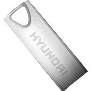 Memoria USB HYUNDAI U2BK/16GAS - Plata, 16 GB, USB 2.0, 10 MB/s, 3 MB/s