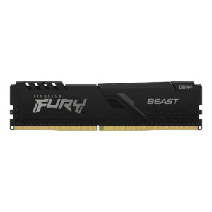 Kingston Technology Memoria ram kingston FURY Beast black xmp dimm ddr4 8gb 3200mt/s cl16 1rx8 1.35v