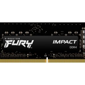 Kingston Technology Memoria ram kingston FURY IMPACT sodimm ddr4 16gb 3200mt/s cl20 1rx8 1.2v