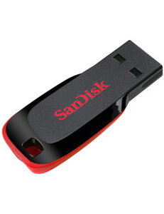 Memoria USB SANDISK Unidad flash USB CRUZER BLADE - Rojo, 32 GB, USB 2.0