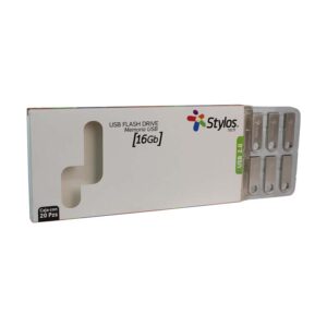Paquete 20 USB 16GB Metálico Stylos STUSB2016