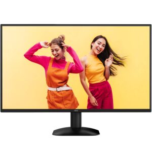 Monitor AOC Modelo 27B35H3 Brillo 300 cd/m2 (TYPICAL) Tiempo de respuesta 1 ms MPRT Entrada de señal HDMI 1.4 X VGA Resolución 1920 x 1080 @ 120 HZ Hdmi