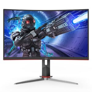Monitor AOC C27G2 - 27 pulgadas, 250 cd / m², 1920 x 1080 Pixeles, 1 ms, Negro