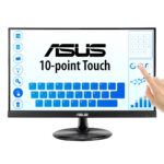 Monitor ASUS VT229H - táctil, 22 (21.5 visibles) FHD (1920x1080), con 10 puntos, IPS, ángulo de visión de 178°, Flicker free, Low Blue Light, sin marco