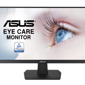 Monitor ASUS Eye Care VA24EHE - 23.8, Full HD, IPS, sin marco, 75Hz, Adaptive-Sync / FreeSync™, Low Blue Light, Flicker Free, luz azul baja, sin parpadeo