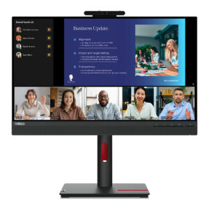 ThinkVision T24v-30 Monitor Monitor LENOVO ThinkVision T24v-30 - Pantalla IPS FHD de 23, 8 Pulgadas(1920 x 1080), 1xHDMI1.4, 1x DP 1.2, 1xVGA, Cámara, Garantía 3 años con fabricante