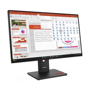 Monitor LENOVO ThinkVision T27-40 - 27 pulgadas FHD, Resolución 1920x1080, Tiempo de respuesta de 4 ms, Color Negro, Garantía de 3 años