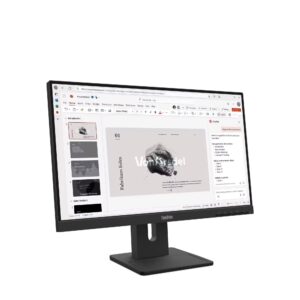 Monitor LENOVO ThinkVision E22-40 - Panel IPS de 21, 5 pulgadas, 1x HDMI 1.4, 1x DP 1.2, 1x VGA, Garantía 3 años con fabricante.