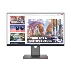 ThinkVision P27QD-40 Monitor Monitor LENOVO ThinkVision P27QD-40 - 27 pulgadas WLED, Resolución 2560x1440, Tiempo de respuesta de 4 ms, Color Raven Black, Garantía de 3 años