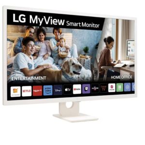 32SR50F-W.AWM Monitor LG 32 puLGadas MyView FHD IPS Smart Monitor con webOS - 8ms