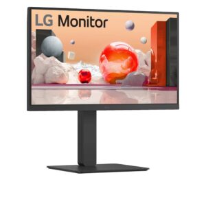 24BA650-B Monitor Full HD IPS de 24 PuLGadas con USB Tipo-C - altavoces, 100 Hz, soporte ajustable y multipuertos