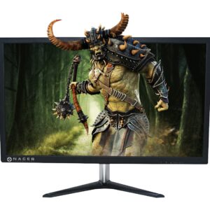 Monitor Naceb Technology NA-628 Grade A - 21.5" Full HD, Panel Nuevo Certificado, color negro, 2 años de garantía