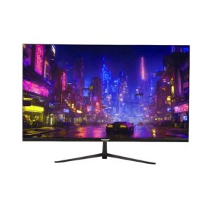 Naceb Gaming Monitor Plano Oasis 32 NA-0643 Panel VA Gaming - resolución QHD 2560 × 1440, frecuencia 180 Hz, respuesta de 1 ms, Adaptive Sync y bocinas integradas.