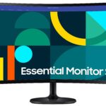 Monitor SAMSUNG 27 Pulgadas Essential - FHD, Curvatura 1800R, 75Hz, 4ms, color Negro, LS27D360GALXZX