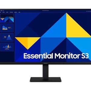 Monitor SAMSUNG 27 pulgadas - essential s3, s30gd, ips, fhd, plano, 100hz, 5ms, LS27D300GALXZX