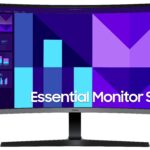 SAMSUNG Monitor Curvo 27 pulgadas Essential S3 - S39GD, FHD, 100Hz, 4ms, LS27D390GALXZX