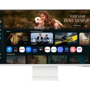 Monitor SAMSUNG smart m8 - m80f, 32 pulgadas, 4k-uhd, flat, 60hz, 4ms, LS32FM801ULXZX