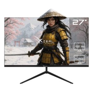 XSMO279B Monitor Xzeal 27 Xzeal XST-600 Panel Curvo VA FHD 100Hz 5ms 1xVGA + 1xHDMI + Vesa 100x100mm Negro